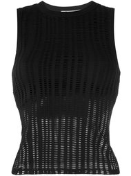 перфорированный топ  T By Alexander Wang