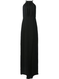 front slit long dress Halston Heritage