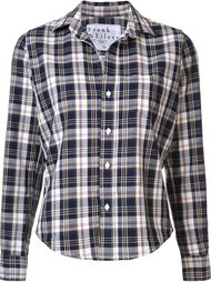 checked cropped shirt Frank &amp; Eileen