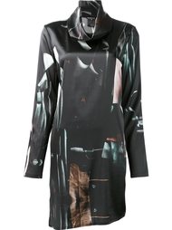 платье с абстрактным принтом Ann Demeulemeester