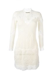 платье с кружевной отделкой Ermanno Scervino