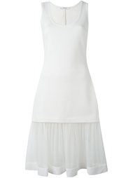 платье с прозрчной юбкой  Givenchy