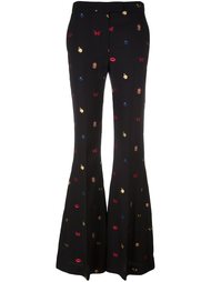 брюки с узором Alexander McQueen