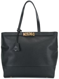 сумка-тоут с логотипом Moschino