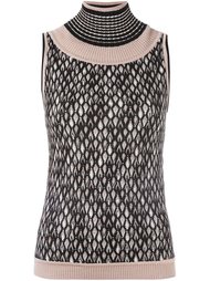 трикотажный топ с высоким горлом Missoni