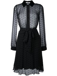 декорированное прозрачное платье-рубашка Givenchy