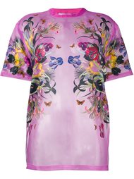 футболка с цветочным принтом   Givenchy