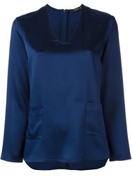 блузка с накладными карманами Etro