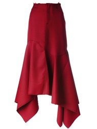 расклешенная асимметричная юбка Marques'almeida