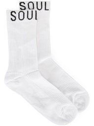 logo print socks Soulland