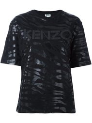 футболка с тигровым узором Kenzo