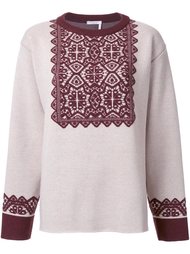 жаккардовый свитер  Chloé