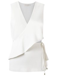 v-neck wrap blouse Giuliana Romanno