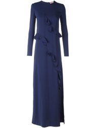 драпированное вечернее платье Lanvin