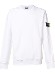 толстовка с логотипом на рукаве Stone Island