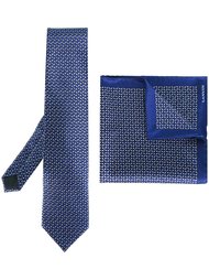 галстук и карманный платок Lanvin
