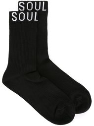 logo print socks Soulland