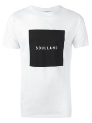 футболка с принтом логотипа Soulland