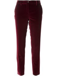 бархатные строгие брюки Etro