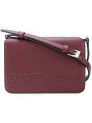 сумка через плечо с тисненым логотипом Givenchy