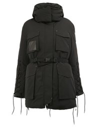 oversized hooded puffer jacket Yang Li