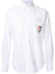 рубашка с вышивкой  Thom Browne