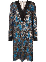 платье с цветочным кружевом Lanvin