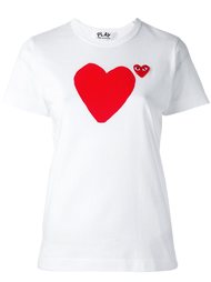 футболка с принтом 'Heart' Comme Des Garçons Play