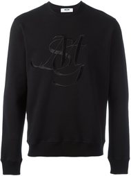 толстовка с вышитым логотипом MSGM