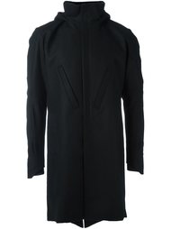 фланелевое пальто с капюшоном Devoa