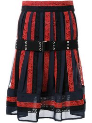 юбка с вышивкой Sacai