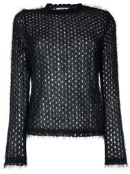 semi sheer open knit jumper Carven