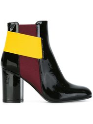 ботильоны дизайна колор-блок Pollini