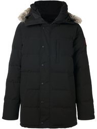 пуховик с меховой отделкой  Canada Goose