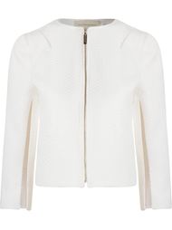 crop jacquard jacket Giuliana Romanno