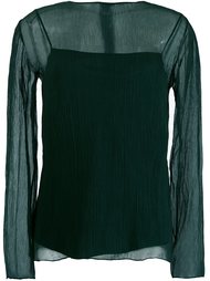 блузка с круглым вырезом Nina Ricci