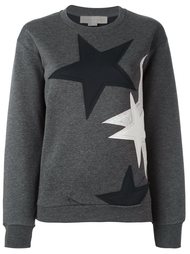 толстовка с вышивкой звезд  Stella McCartney