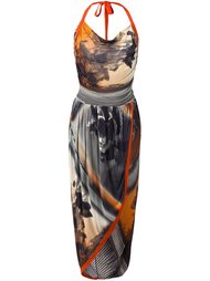 длинное платье с вырезом-халтер Jean Paul Gaultier Vintage