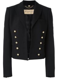 двубортная укороченная куртка Burberry