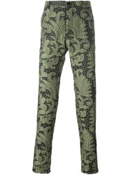 paisley lace trousers Christian Pellizzari