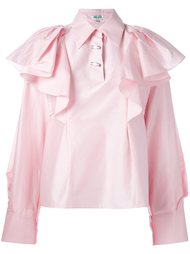 блузка с оборками  Kenzo