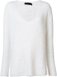 ribbed v-neck jumper  Calvin Klein Collection
