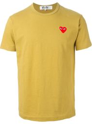футболка с вышитым сердцем Comme Des Garçons Play