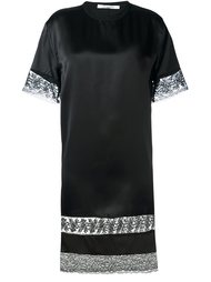 платье-футболка с кружевными панелями Givenchy