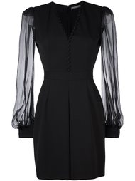 мини-платье со складками Alexander McQueen