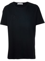 футболка с логотипом  Pierre Balmain