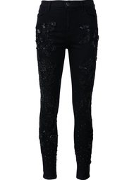 embellished skinny jeans Amen