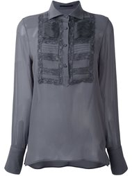 блузка с вышивкой Ermanno Scervino