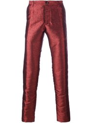 metallic tailored trousers Christian Pellizzari