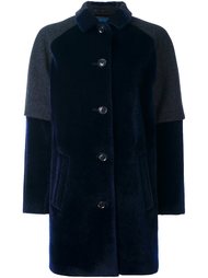 пальто с контрастными панелями Kolor